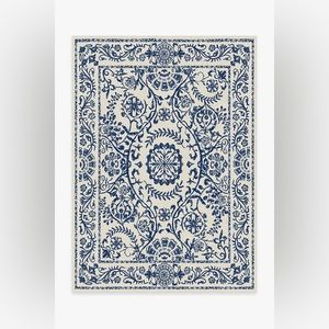 Ruggable Delphina Delft Blue Rug Cover 5x7